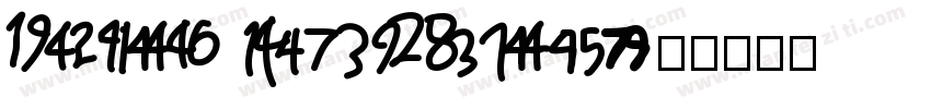 Sport Numbers字体转换